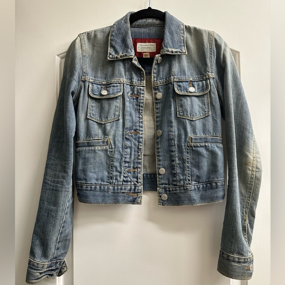 Abercrombie & Fitch Vintage, Cropped Jean Jacket